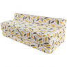 Housse pour le sofa matelas avec la tête de lit 200x120x10 cm- C901