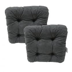Ensemble de 2 coussins de chaise 40x40x8 cm - 1008