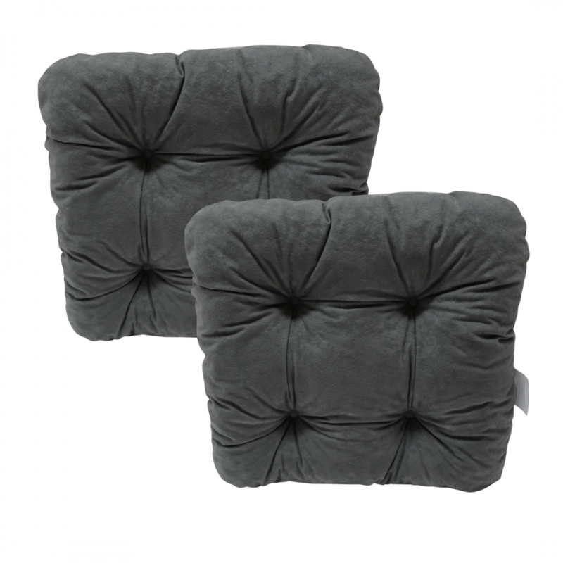 Ensemble de 2 coussins de chaise 40x40x8 cm - 1008