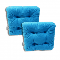 Ensemble de 2 coussins de chaise 38x38x8 cm - 1331