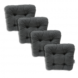 Ensemble de 4 coussins de chaise 40x40x8 cm - 1008