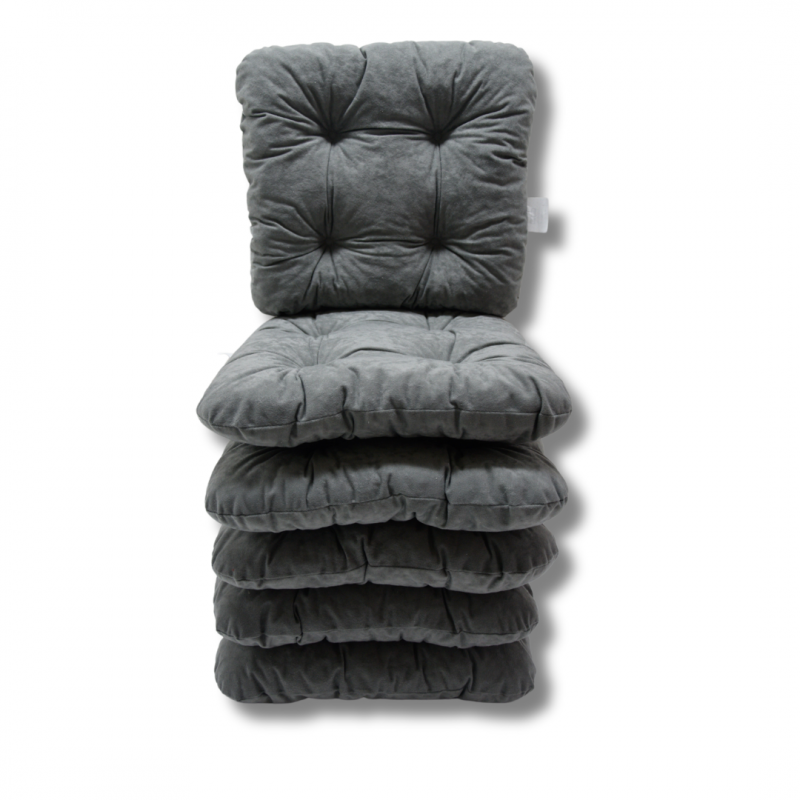 Ensemble de 6 coussins de chaise 40x40x8 cm - 1008