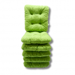 Ensemble de 6 coussins de chaise 40x40x8 cm - 1229