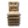 Coussins de chaise matelassés 40x40x8 cm - 1009