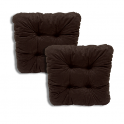 Coussins de chaise matelassés 40x40x8 cm - 1021