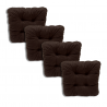 Coussins de chaise matelassés 40x40x8 cm - 1021