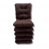 Coussins de chaise matelassés 40x40x8 cm - 1021