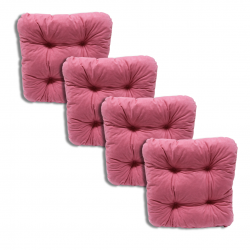 Coussins de chaise matelassés 40x40x8 cm - 1227