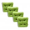 Coussins de chaise matelassés 40x40x8 cm - 1229