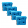 Coussins de chaise matelassés 40x40x8 cm - 1331