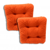 Coussins de chaise matelassés 40x40x8 cm - 1333