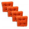 Coussins de chaise matelassés 40x40x8 cm - 1333