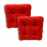 Coussins de chaise matelassés 40x40x8 cm - 3100