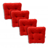 Coussins de chaise matelassés 40x40x8 cm - 3100