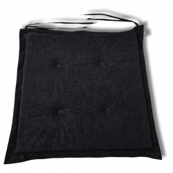 Coussins galettes de chaise 40x40x3 cm 0001- jeu de 2 pièces