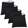 Coussins galettes de chaise 40x40x3 cm 0001- jeu de 2 pièces