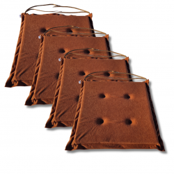 Coussins galettes de chaise 40x40x3 cm  1000