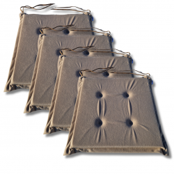 Coussins galettes de chaise 40x40x3 cm  1009