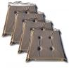 Coussins galettes de chaise 40x40x3 cm  1009