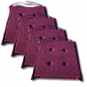 Coussins galettes de chaise 40x40x3 cm 1224