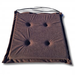Coussins galettes de chaise 40x40x3 cm 1021- jeu de 2 pièces