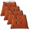 Coussins galettes de chaise 40x40x3 cm 1333 - jeu de 2 pièces