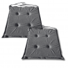 Coussins galettes de chaise 40x40x3 cm 1008 - jeu de 4 pièces