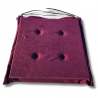Coussins galettes de chaise 40x40x3 cm 1224 - jeu de 4 pièces