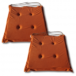 Coussins galettes de chaise 40x40x3 cm 1333 - jeu de 4 pièces