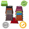 Coussins galettes de chaise 40x40x3 cm 3100 - jeu de 4 pièces