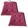 Coussins galettes de chaise 40x40x3 cm 1227 - jeu de 6 pièces