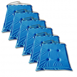 Coussins galettes de chaise 40x40x3 cm 1331 - jeu de 6...