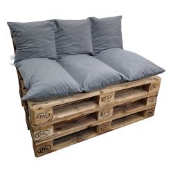 Matelas coussin pour canapé palette DOSSIER 120 x 40 x 10 cm - 1008