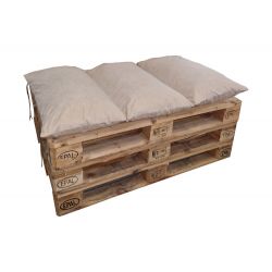 Matelas coussin pour canapé palette SIEGE 120 x 80 x 10 cm - 1009