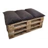 Matelas coussin pour canapé palette SIEGE 120 x 80 x 10 cm - 1021