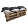 Matelas coussin pour canapé palette SIEGE 120 x 80 x 10 cm - 1021