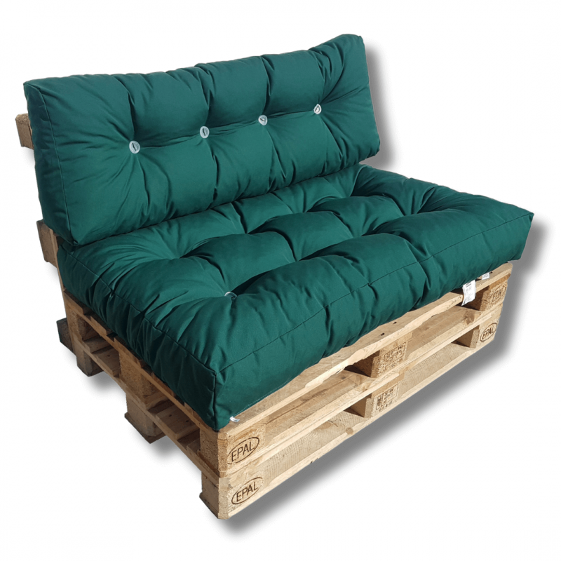 Coussins pour Canapé Palette- vert