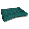 Matelas coussin pour canapé palette siege vert
