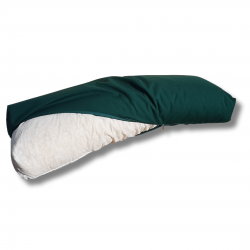 Coussin pour canapé palette avec fermeture éclair -  dossier verte