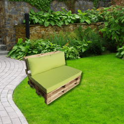 Coussin pour canapé palette avec fermeture éclair -  Siège / Assise pomme verte