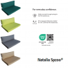 Coussin pour canapé palette avec fermeture éclair -  Siège / Assise verte