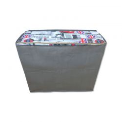 Sac de protection pour matelas pliant 190 x 90 x 8 cm - Noir
