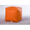 Housse pour pouf cube LITTLE POINT - blanc