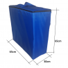 Sac de protection résistant à l'eau pour le matelas 195x65x10 cm bleu
