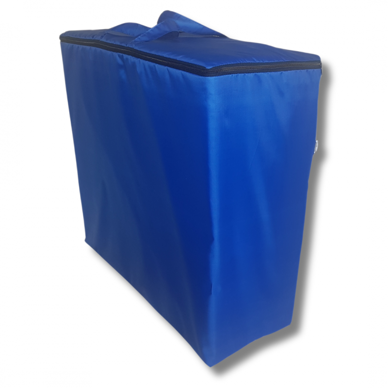 Sac de protection résistant à l'eau pour le matelas 195x65x10 cm bleu