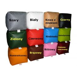 Housse pour pouf cube LITTLE POINT - vert