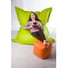 Housse pour pouf cube LITTLE POINT - vert