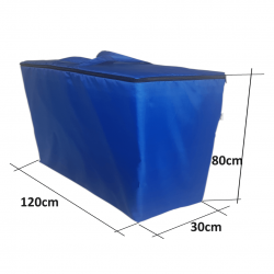 Sac de protection résistant à l'eau pour le matelas 200x120x10 cm - Bleu