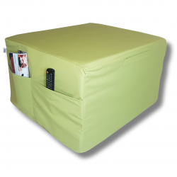 Matelas pliant visco Lux avec housse extérieure 195 x 75 x 15 cm - Pomme Verte