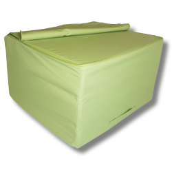 Matelas pliant visco Lux avec housse extérieure 195 x 75 x 15 cm - Pomme Verte